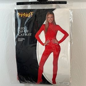 Spirit Halloween Red Bodysuit